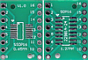 SMD PCB Adapter SO16/SOP16/SSOP16/TSSOP16 + Stiftleisten