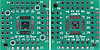 SMD PCB Adapter QFN44/QFN48 + Stiftleisten