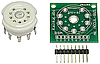 Bausatz Röhrenadapter für Noval-Röhren (B9A)