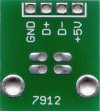 PCB für USB B Buchse